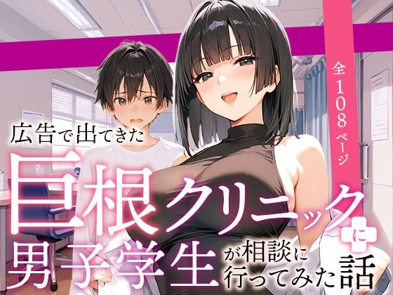 広告で出てきた巨根クリニックに男子学生が相談に行ってみた話❤｜ ラブコメ